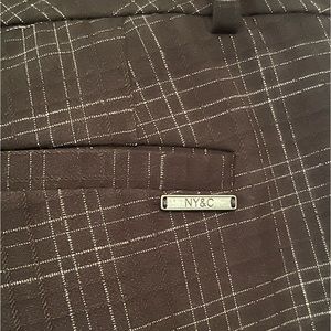 Straight leg Plaid Trousers